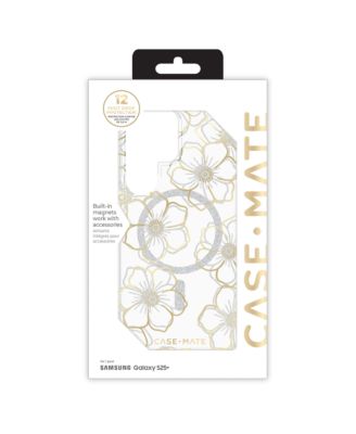 Floral Gems Case with Magnet for Samsung Galaxy S25+