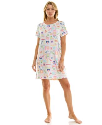 Women's Short-Sleeve Sleep Shirt