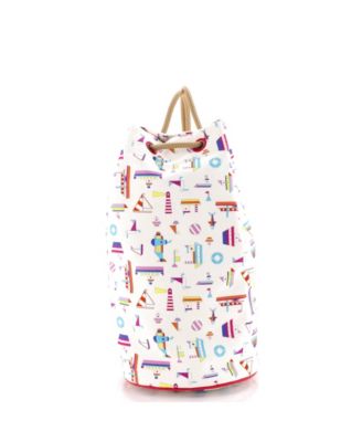 Petit Chalutier Duffle Bag Printed Canvas