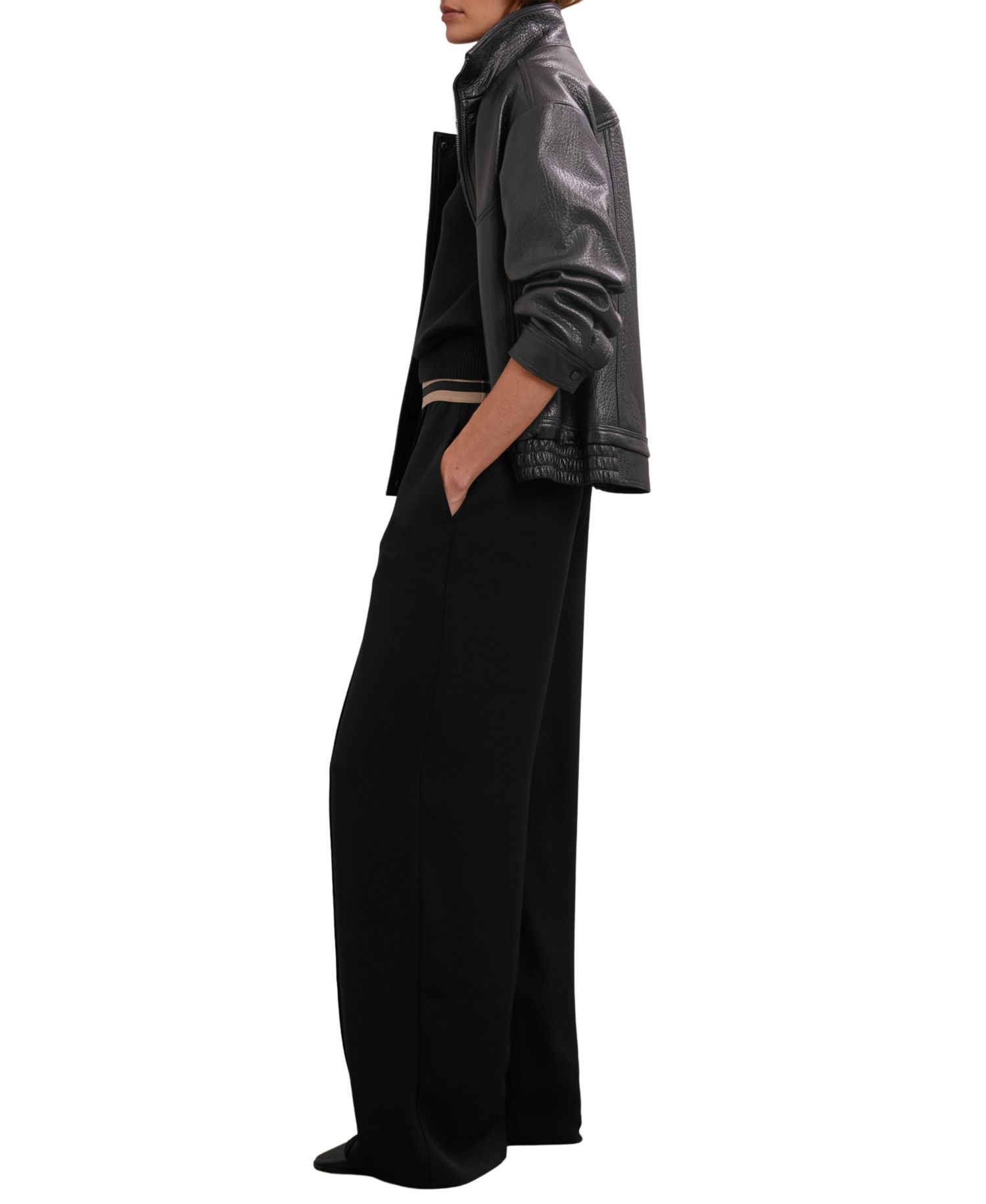 Women's Sonnie Elasticated-Waist Wide-Leg Pants