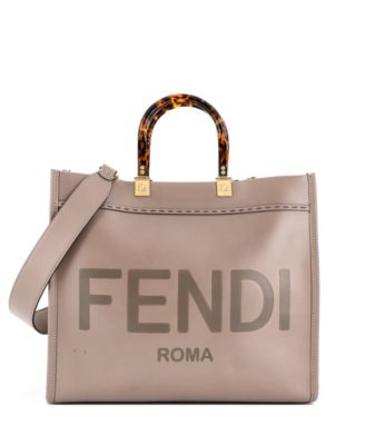 Medium Sunshine Shopper Tote Leather