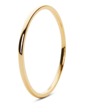 Stephanie Gold-Plated Band Ring