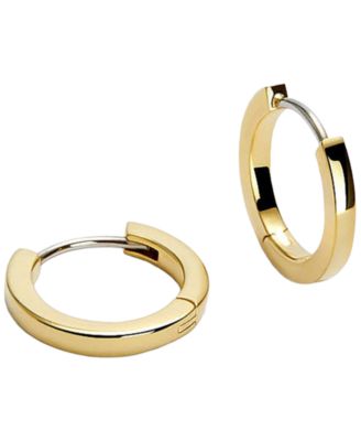 Gold-Plated Huggie Hoop Earrings