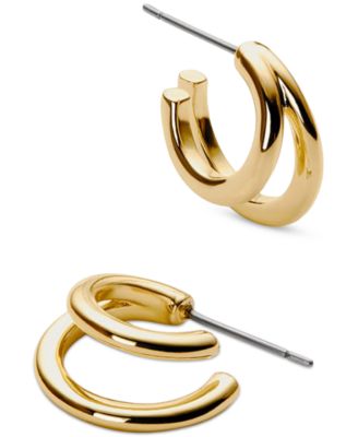 Ana Luisa Scarlett Gold-Plated Double Hoop Earrings - Gold 65$
