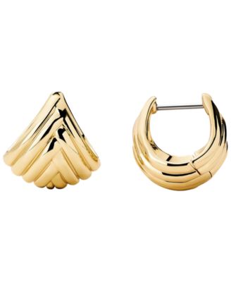 Haven Gold-Plated Huggie Earrings