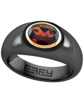 Ruby Ring (2-1/10 ct. t.w.) in Titanium with 14k Yellow Gold