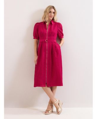 Women's Carey Belted Midi Shirt Dress