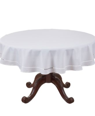 Solid Textured Tablecloth, 60" Round