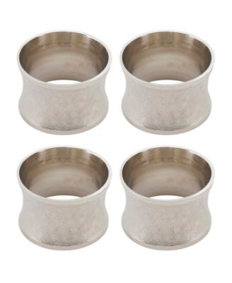 Classic Brass Napkin Rings, Set of 4