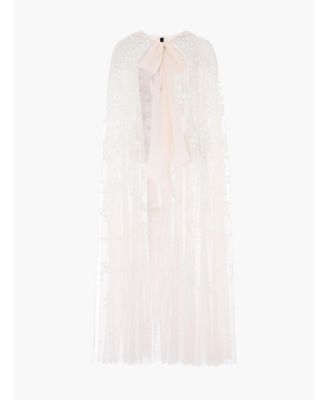 Women's Scatter Blossom Hooded Long Cape