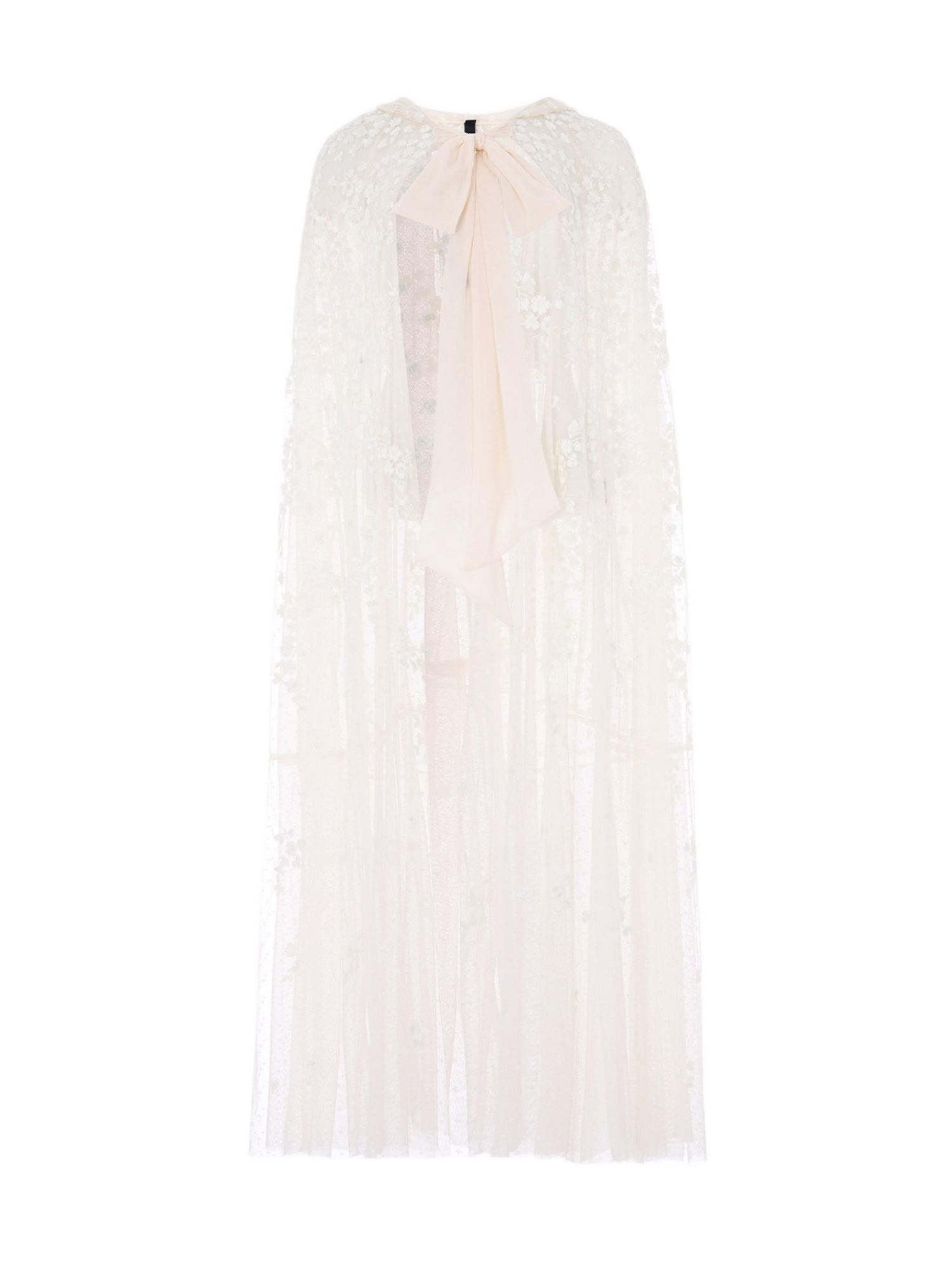 Women's Scatter Blossom Hooded Long Cape