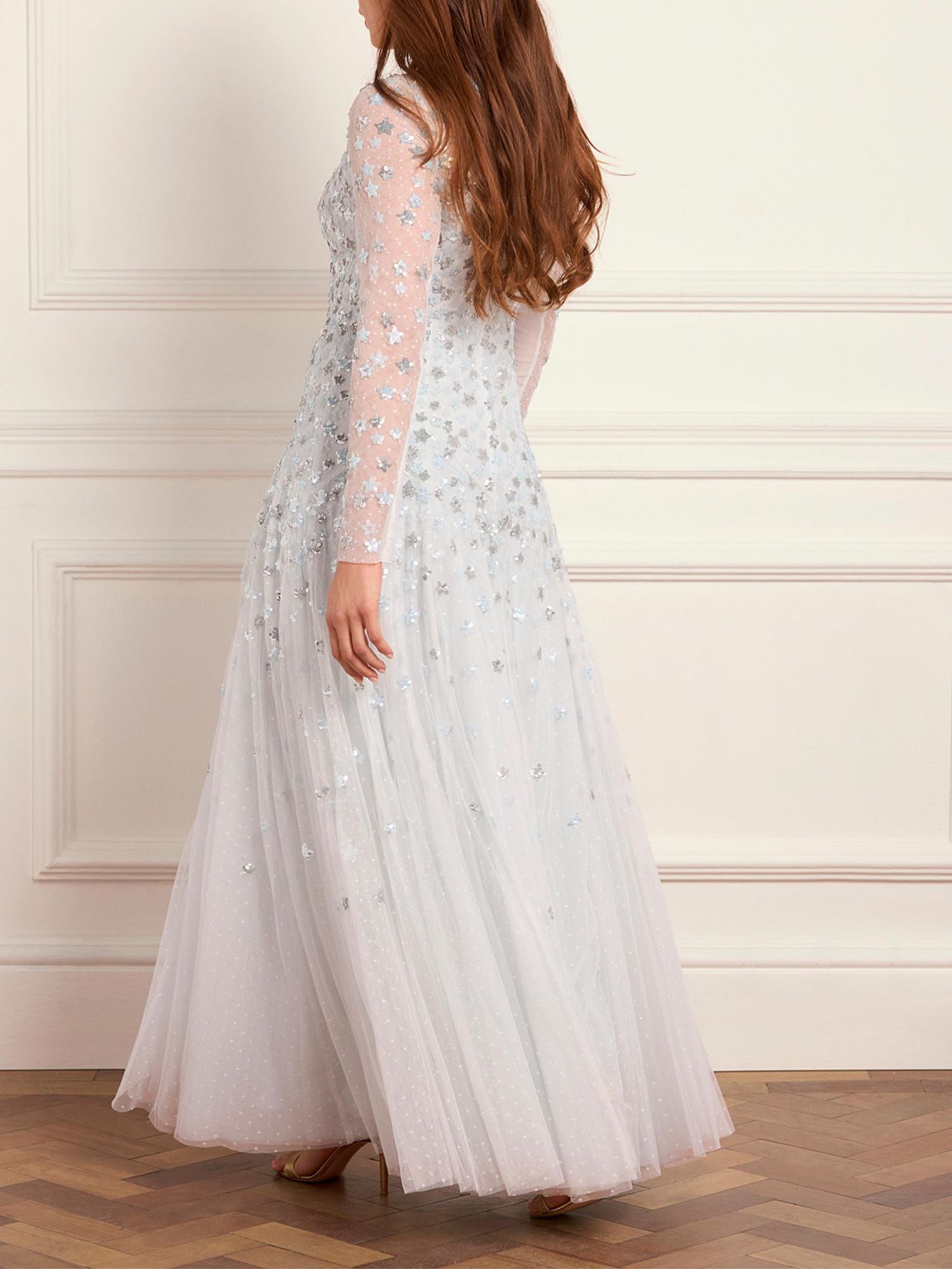 Women's Starry Nights Round Neck Gown