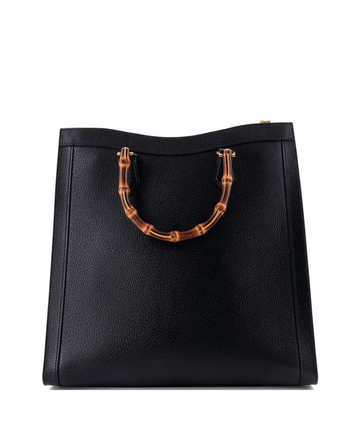 Pre-Owned Gucci Large Diana Nm Bamboo Handle Tote Leather