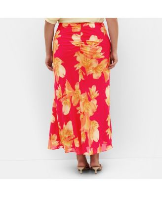 Women's Soiree Print Maxi Skirt