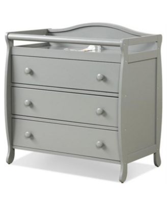 Baby Changing Table with 3 Storage Drawers and Safety Belt