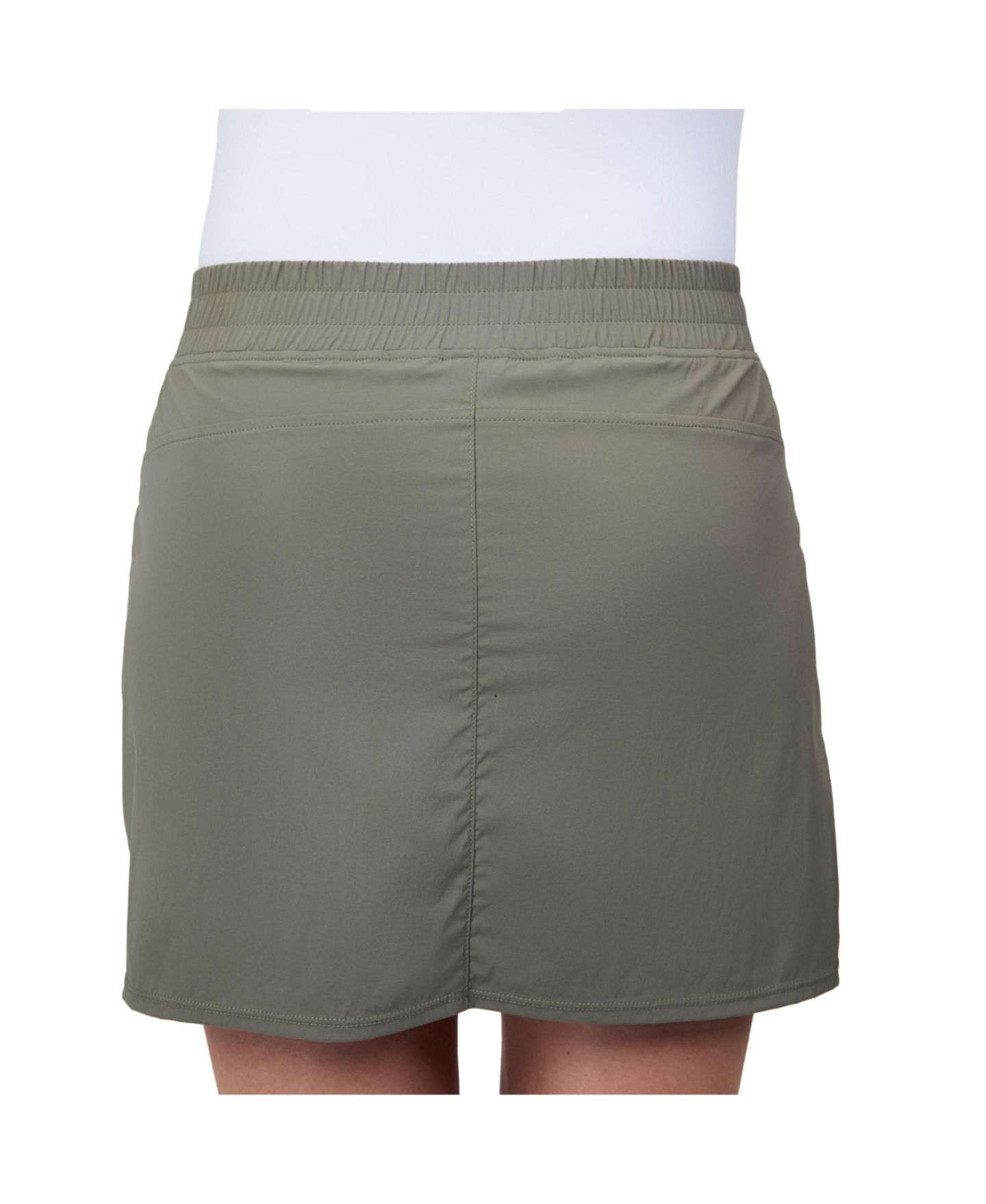 Женская юбка-шорты Free Country Go Anywhere Skort, цвет: Odgreen — фото 4