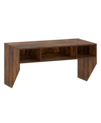 Wall-Mounted Floating Desk with 3 Storage Cubes