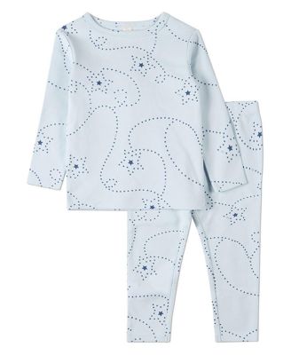Little Boys 2 Piece "Entangled Stars" 100% Cotton Pull-On Pajama Set