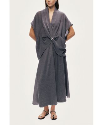 Women's Flowing Midi Skirt