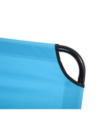 Foldable Reclining Pool and Beach Chair, Oxford, Sky