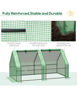 6' x 3' x 3' Portable Mini house with Windows,