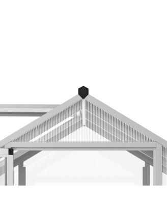 10' x 6' Portable Outdoor Walk-In Garden house w/ Roof Vent