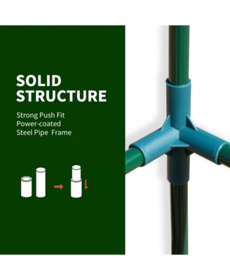 94.5" x 47.25" x 72.75" Walk-in Crop Cage w/ High-Quality HDPE Cover