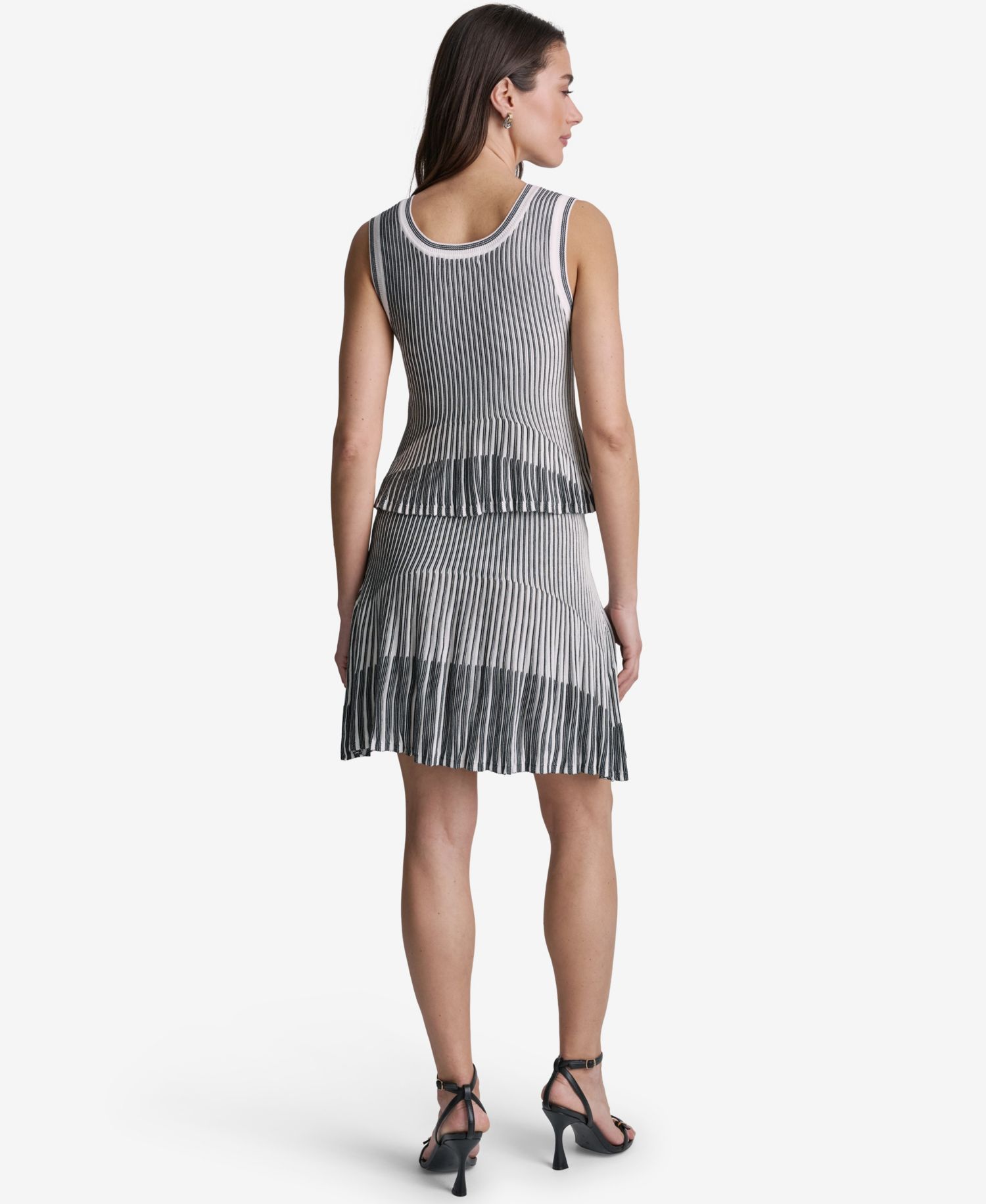Women's Striped Sleeveless Viscose Tank Top