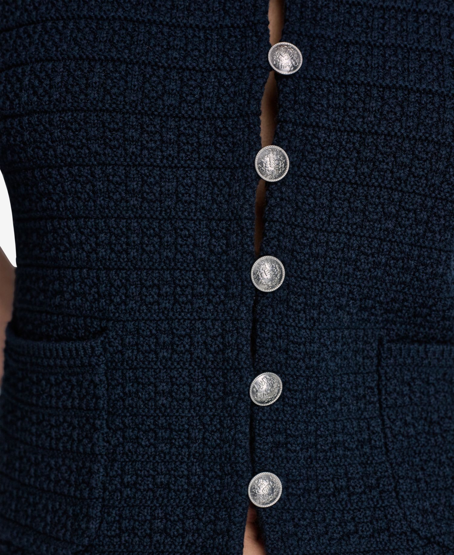 Women's Tweed Short-Sleeve Cropped Cardigan Sweater