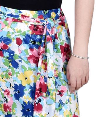 Women's Maxi Skirt With Sash Waist Tie