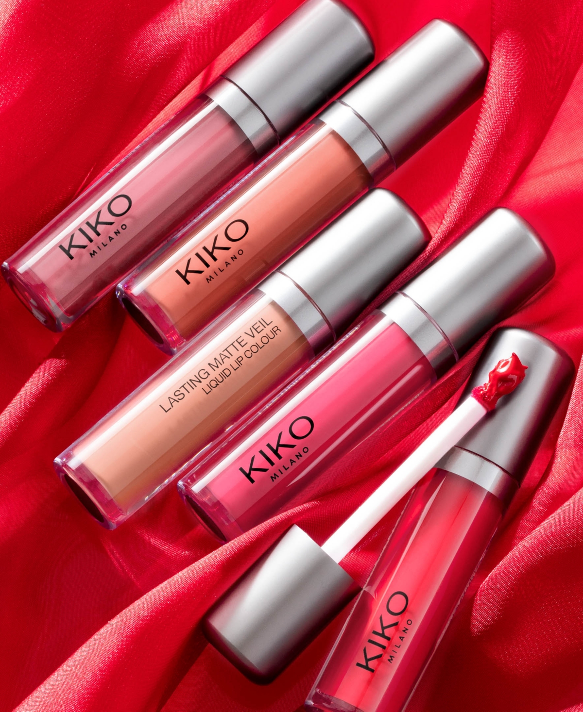 Kiko Milano Lasting Matte Veil Liquid Lip Color, 0.14 oz.