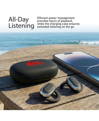 Open Ear Wireless Earbuds with Smart Digital Display and Over Ear Hooks