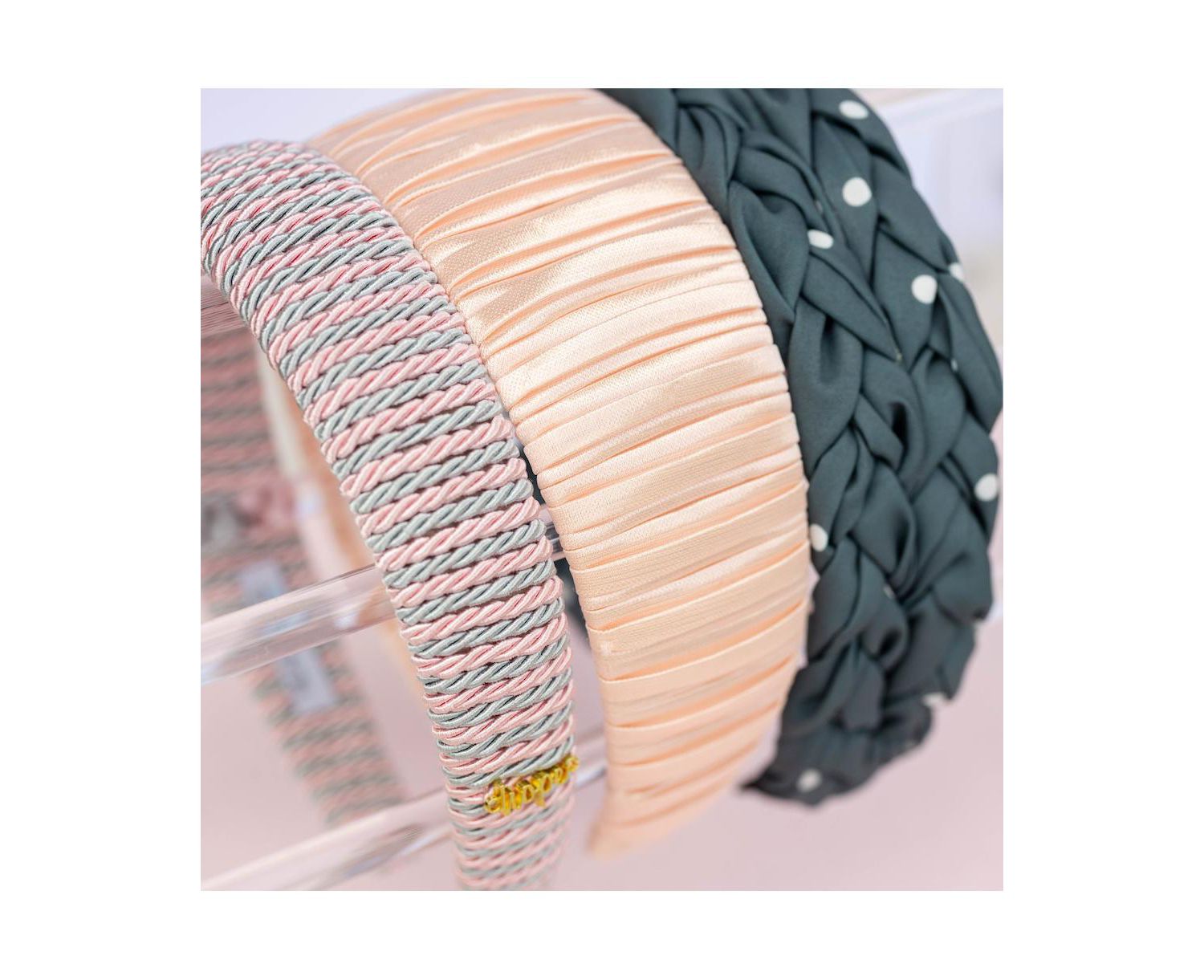 Women's Wide Headband - Pastel Pink
