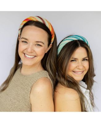 Women's Classic Padded Woven Raffia Headband