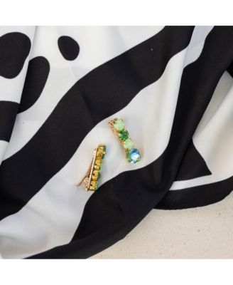 Women's Small Barrette Hair Clip - Jade Green