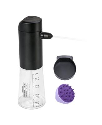 Electric Foaming Shampoo Dispenser with Scalp Brush Rechargeable IPX8 MultiPurpose