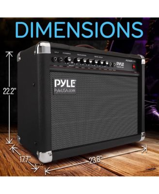 40W Portable Electronic Guitar Amplifier with High-Definition Speaker - Lightweight Wood Construction