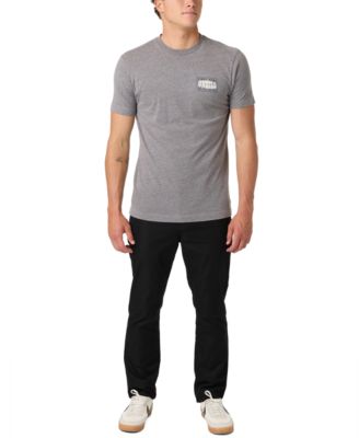 Men's Western Screen Print Detail Crewneck T-Shirt