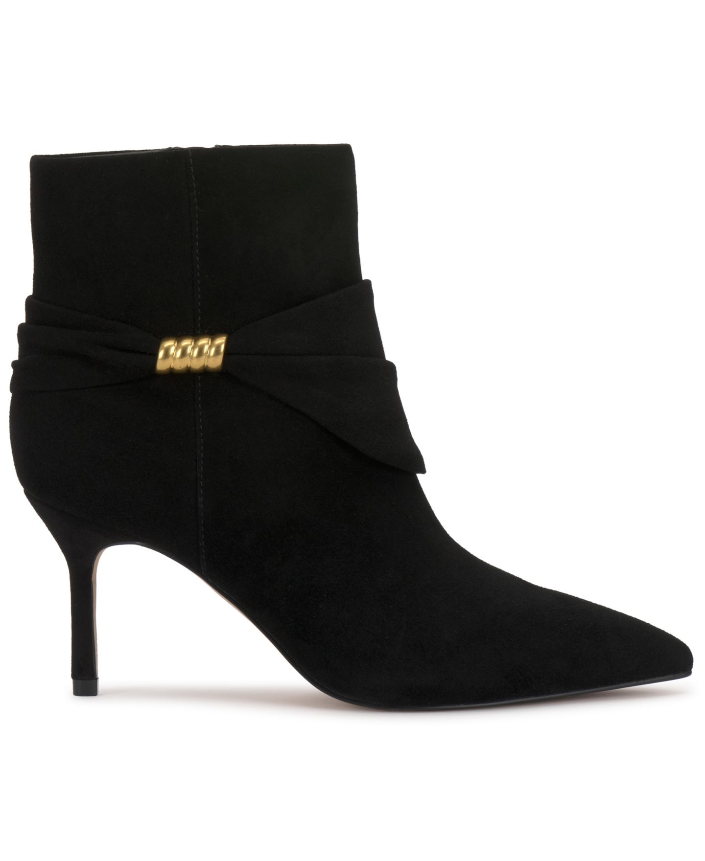 Женские ботинки Vince Camuto Murlea Stiletto Dress Booties, цвет: Чёрный замшевый — фото 2