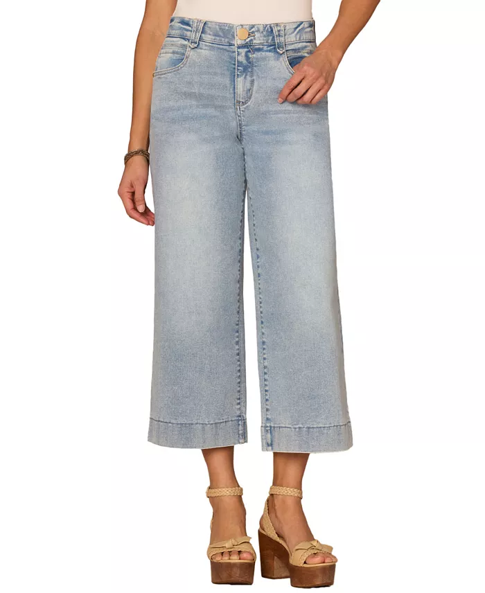 Petite Cropped Wide-Leg Jeans - thumbnail 7