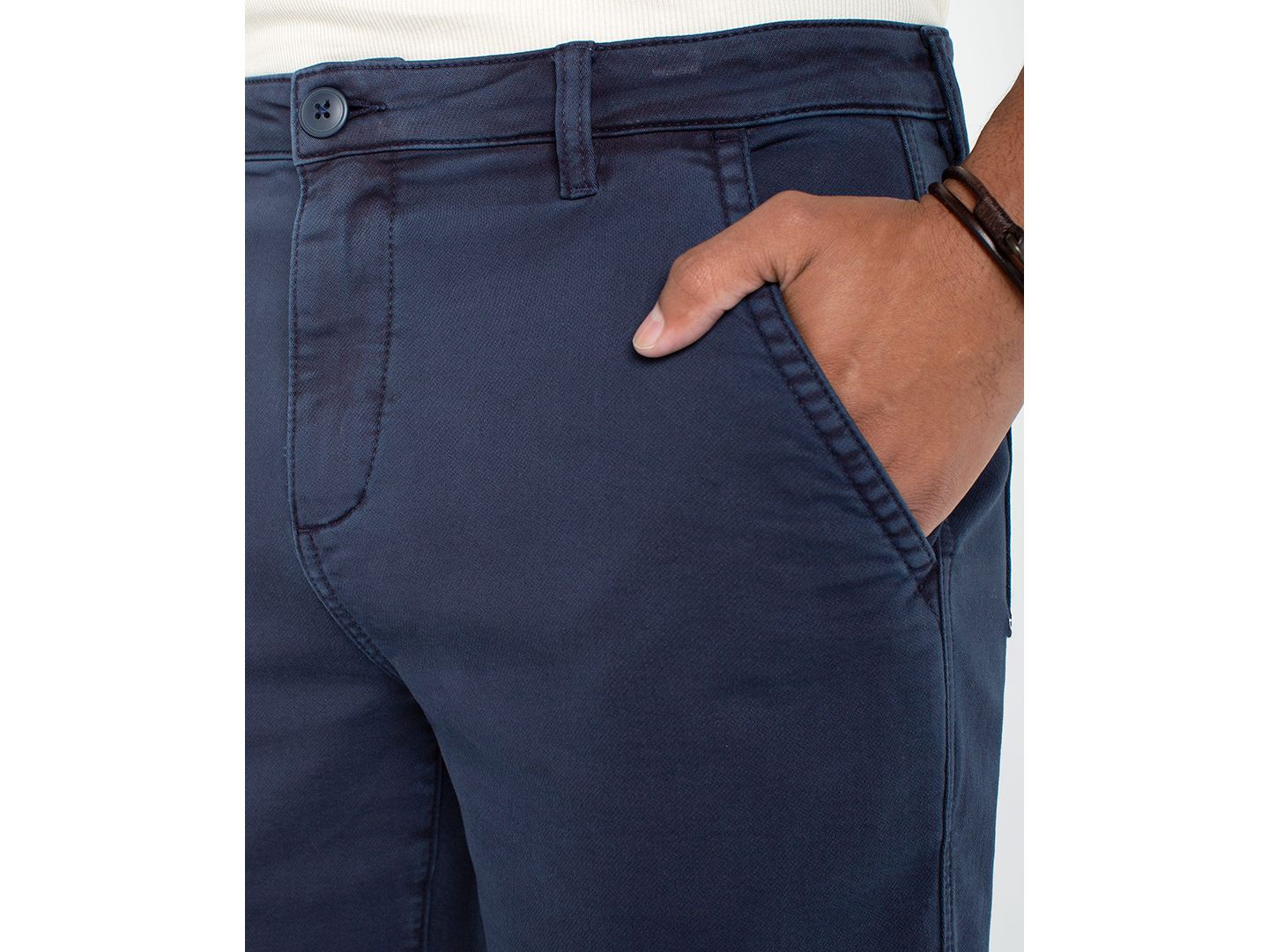Мужские шорты Liverpool Los Angeles Knit Chino, цвет: Индиго — фото 2
