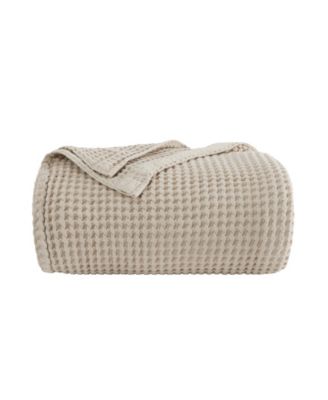 Waffle Weave Cotton Blanket, King/California King