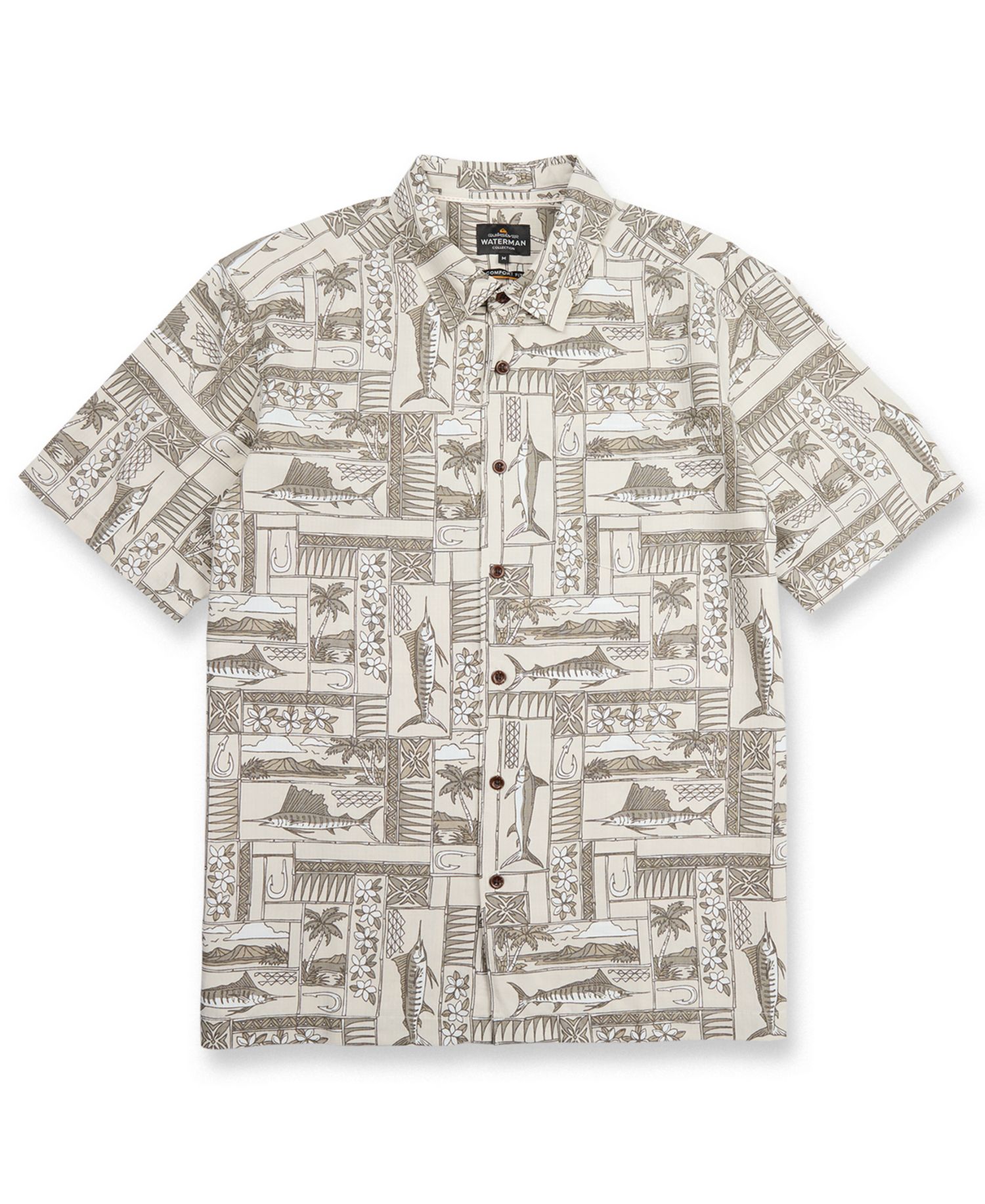 Quiksilver Men's Short-Sleeve East Cape Shirt