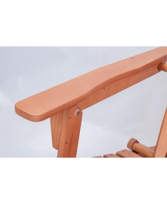 Grand Collection Folding Large Size Adirondack Chair Pine Wood