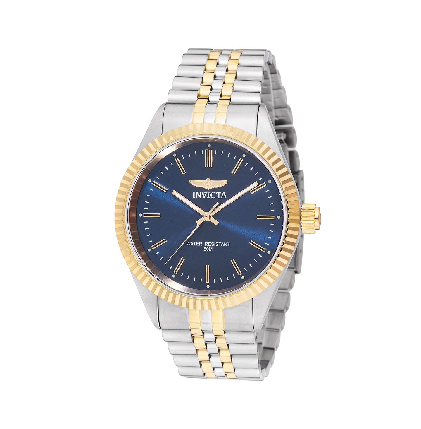 Мужские часы Invicta Specialty Quartz 3 Hand, цвет: Золотой — фото 3