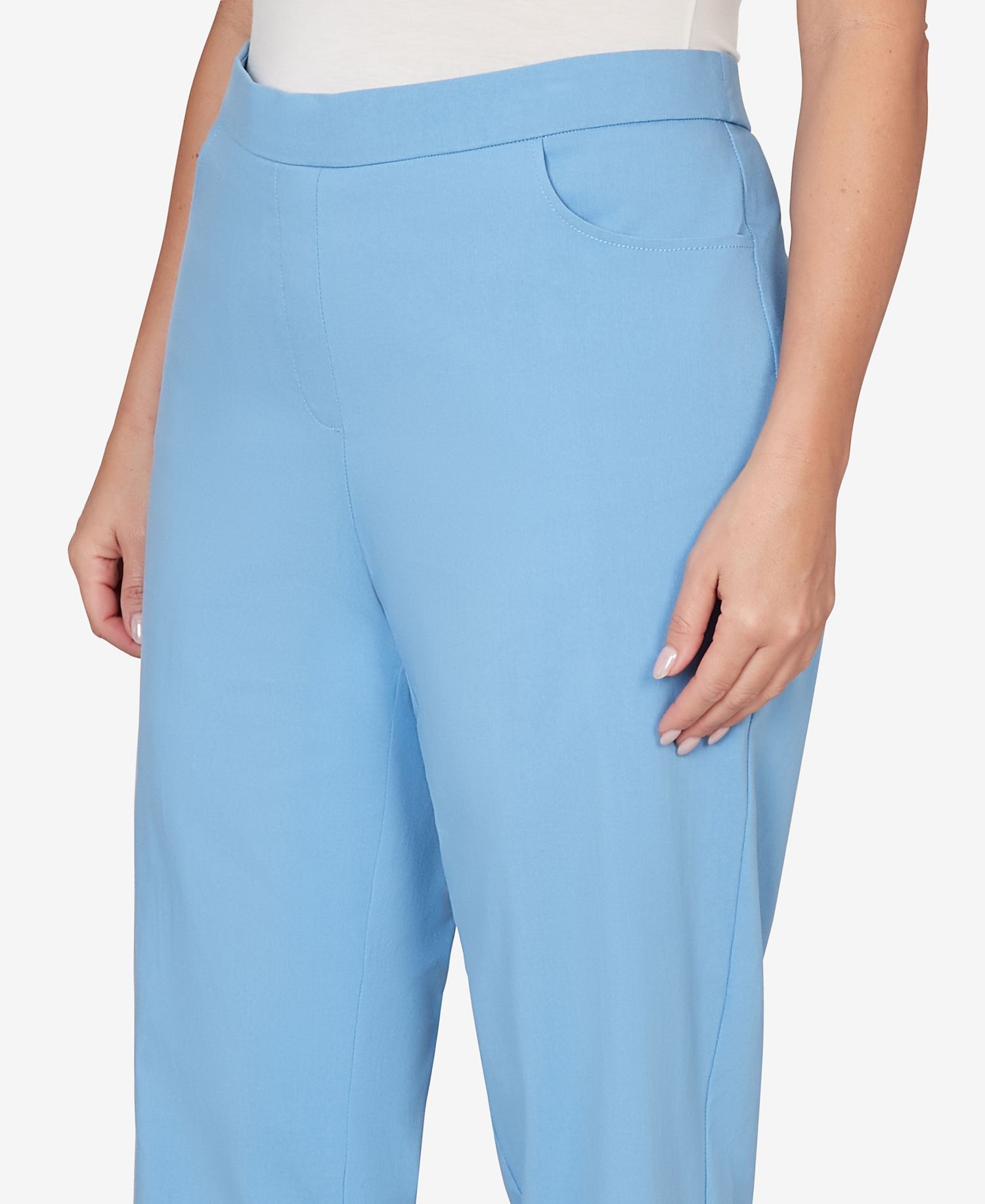 Plus Size St. Augustine Tailored Stretch Comfort Waistband Front Pocket Pants