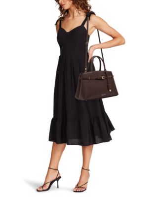 Medium Belted Satchel Handbag