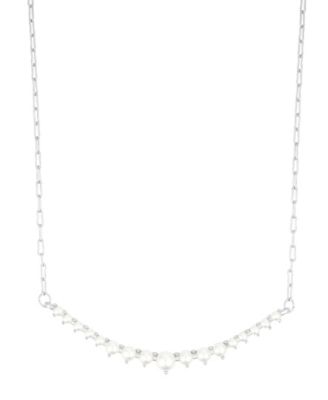 Silver 2-Piece Pearl Necklace Set