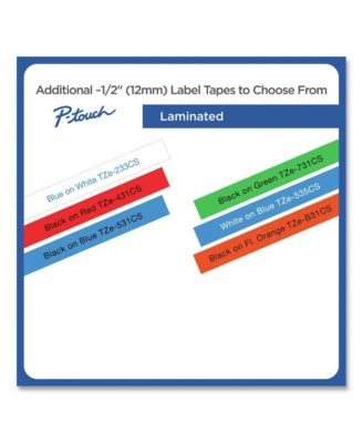 TZEB31CS 0.47 in. x 26.2 ft. TZe Laminated Removable Label Tapes