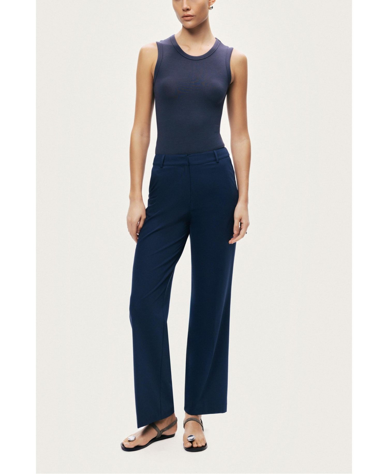 Women's Tailored Straight-Leg Pants